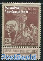 Belgium 1910 2c, Stamp Out Of Set, Unused (hinged), Nature - Horses - Unused Stamps