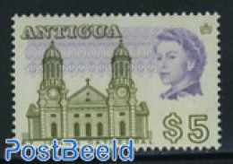 Antigua & Barbuda 1969 5$, Perf. 13.75, Stamp Out Of Set, Mint NH - Antigua And Barbuda (1981-...)