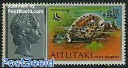 Aitutaki 1975 Stamp Out Of Set, Mint NH, Nature - Shells & Crustaceans - Marine Life