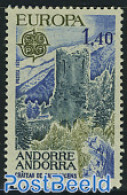 Andorra, French Post 1977 Stamp Out Of Set, Mint NH, History - Europa (cept) - Art - Castles & Fortifications - Ungebraucht