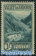 Andorra, French Post 1932 1F, Stamp Out Of Set, Unused (hinged) - Nuovi