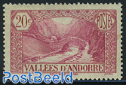 Andorra, French Post 1969 20c, Stamp Out Of Set, Unused (hinged), Nature - Insects - Unused Stamps