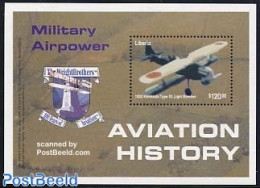 Liberia 2003 Aviation S/s, Kawasaki, Mint NH, Transport - Aircraft & Aviation - Avions