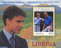 Liberia 2000 Prince William S/s, Mint NH, History - Kings & Queens (Royalty) - Koniklijke Families