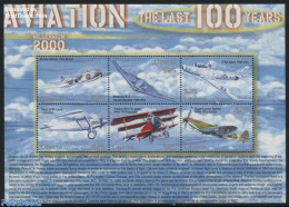 Liberia 2001 Aviation History 6v M/s, Gloster Meteor, Mint NH, Transport - Aircraft & Aviation - Vliegtuigen