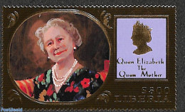 Liberia 2000 Queen Mother 1v, Gold, Mint NH, History - Kings & Queens (Royalty) - Königshäuser, Adel