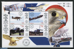 Liberia 1998 80 Years R.A.F. 4v M/s, Mint NH, Transport - Aircraft & Aviation - Airplanes