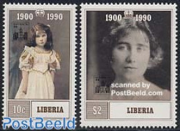 Liberia 1994 Hong Kong 94 2v, Overprints, Mint NH, History - Kings & Queens (Royalty) - Koniklijke Families