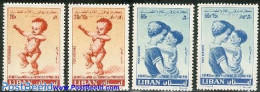 Lebanon 1960 Mother & Child 4v, Mint NH - Líbano