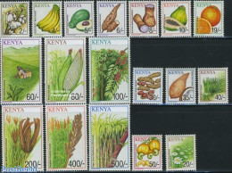 Kenia 2001 Definitives 18v, Mint NH, Nature - Fruit - Fruits