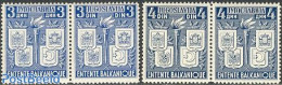 Yugoslavia 1940 Balkan Entente 2x2v [:], Unused (hinged), History - Various - Coat Of Arms - Europa Hang-on Issues - J.. - Unused Stamps