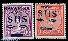 Yugoslavia 1918 Overprints 2v, Unused (hinged) - Unused Stamps