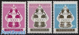 Indonesia 2003 Postage Due 3v, Mint NH - Indonesien