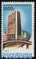 Indonesia 1990 INDEPENDENCE 1V, Mint NH, Art - Modern Architecture - Indonesia