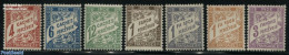 French India 1929 Postage Due 7v, Unused (hinged) - Otros & Sin Clasificación