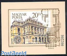 Hungary 1984 Opera House S/s Imperforated, Mint NH, Performance Art - Theatre - Nuevos