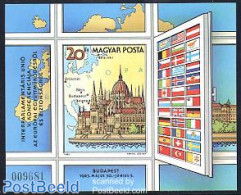 Hungary 1983 KSZE Conference S/s Imperforated, Mint NH, History - Religion - Flags - Churches, Temples, Mosques, Synag.. - Ungebraucht