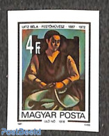 Hungary 1987 Bela Uitz Painting 1v Imperforated, Mint NH, Art - Modern Art (1850-present) - Paintings - Ungebraucht