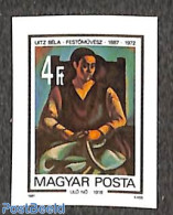 Hungary 1987 Bela Uitz Painting 1v Imperforated, Mint NH, Art - Modern Art (1850-present) - Paintings - Ongebruikt