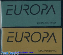Bosnia Herzegovina 2001 Europa 2 Booklets, Mint NH, History - Nature - Europa (cept) - Water, Dams & Falls - Stamp Boo.. - Unclassified
