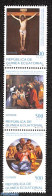 Equatorial Guinea 1999 Jesus Christ 3v [::], Mint NH, Religion - Religion - Art - Michelangelo - Paintings - Rubens - Äquatorial-Guinea