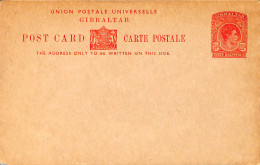 Gibraltar 1938 Postcard, 1.5p Red, Unused Postal Stationary - Gibilterra