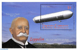 Grenada Grenadines 2000 Zeppelin S/s, Mint NH, Transport - Zeppelins - Zeppeline