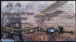 Grenada Grenadines 2003 Wright Brothers 4v M/s, Mint NH, Transport - Aircraft & Aviation - Airplanes