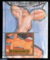Fujeira 1972 Modigliani S/s, Mint NH, Transport - Space Exploration - Art - Amedeo Modigliani - Modern Art (1850-prese.. - Fudschaira