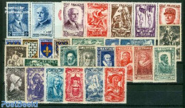 France 1943 Yearset 1943, Complete, 31v, Mint NH, Various - Yearsets (by Country) - Nuevos
