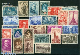 France 1939 Yearset 1939, Complete, 26v, Mint NH, Various - Yearsets (by Country) - Neufs