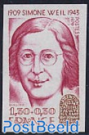 France 1979 Simone Weil 1v Imperforated, Mint NH - Ongebruikt