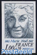 France 1978 M. Noel 1v Imperforated, Mint NH, Authors - Neufs