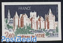 France 1977 Vitre Castle 1v Imperforated, Mint NH, Art - Castles & Fortifications - Nuovi