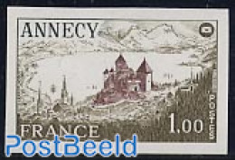France 1977 Annecy 1v Imperforated, Mint NH, Art - Castles & Fortifications - Unused Stamps