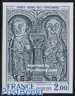 France 1976 Art 1v Imperforated, Mint NH, Sculpture - Ongebruikt