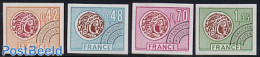France 1975 Precancels 4v Imperforated, Mint NH, Various - Money On Stamps - Unused Stamps