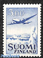 Finland 1963 Definitive 1v, Normal Paper, Unused (hinged), Transport - Aircraft & Aviation - Unused Stamps