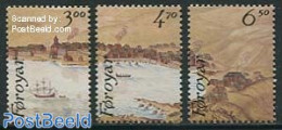 Faroe Islands 1986 Hafnia 3v (from S/s), Mint NH, Transport - Various - Ships And Boats - Maps - Art - Paintings - Boten