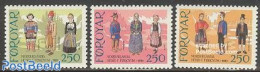 Faroe Islands 1984 Norden 3v (from S/s), Mint NH, History - Various - Europa Hang-on Issues - Costumes - Idee Europee
