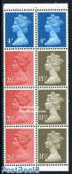 Great Britain 1981 Definitives Booklet Pane, Mint NH - Nuevos
