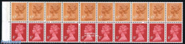 Great Britain 1979 Definitives Booklet Pane, Mint NH - Nuevos