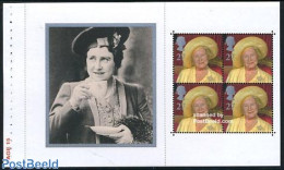 Great Britain 2000 Queen Mother Booklet Pane, Mint NH, History - Ongebruikt