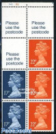 Great Britain 1990 Definitives Booklet Pane, Mint NH - Unused Stamps
