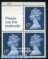 Great Britain 1990 Definitives Booklet Pane, Mint NH - Nuevos