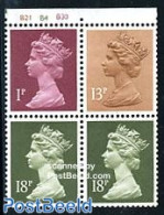 Great Britain 1986 Definitives Booklet Pane, Mint NH - Unused Stamps
