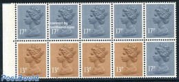 Great Britain 1984 Definitives Booklet Pane, Mint NH - Nuevos