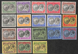 Dominica 1923 Definitives 18v, Unused (hinged), Transport - Ships And Boats - Boten