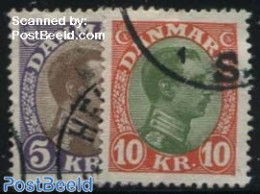 Denmark 1927 Definitives 2v, Unused (hinged) - Ongebruikt
