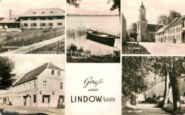 72640332 Lindow Mark Kindergenesungsheim Gudelack See Ev Kirche HO Hotel Ratskel - Autres & Non Classés